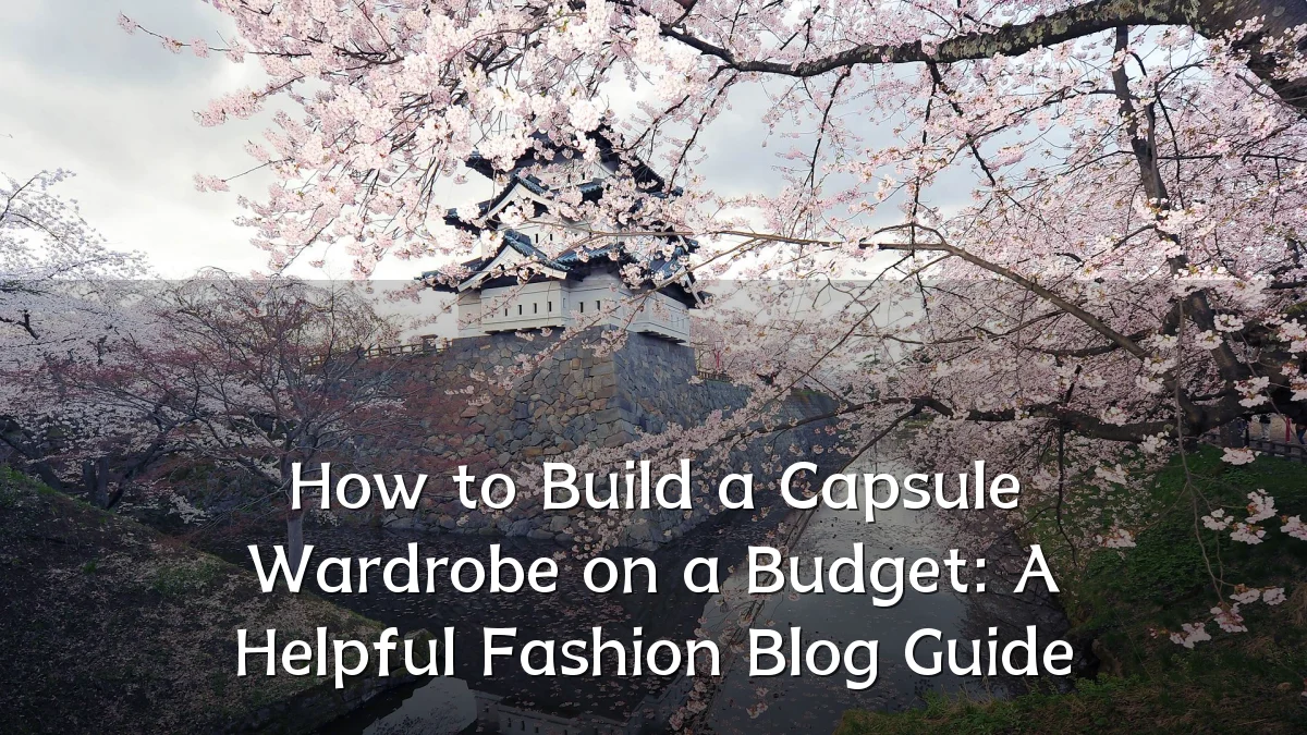 How to Build a Capsule Wardrobe on a Budget: A Helpful Fashion Blog Guide
