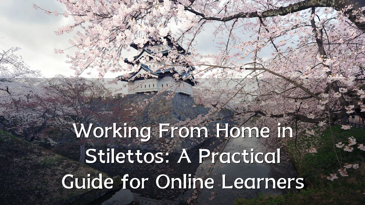 Working From Home in Stilettos: A Practical Guide for Online Learners